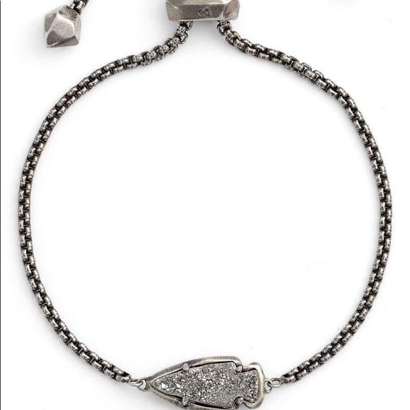 NWT KENDRA SCOTT GUNMETAL KATHLEEN BRACELET! - Picture 2 of 5